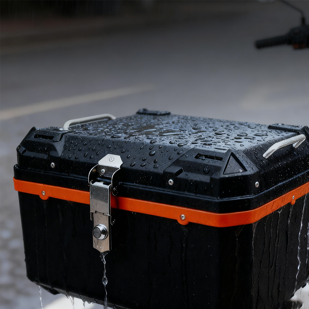 80L Large Capacity Plastic Mot – обзор и цена Motorcycle Gear Holder
