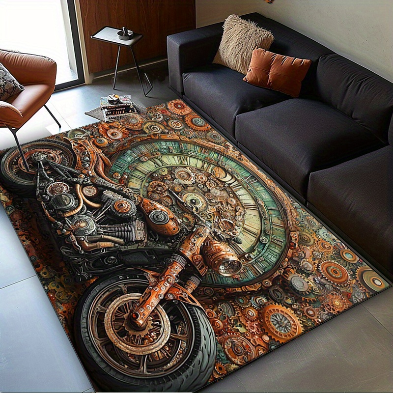 Steampunk Motorcycle Gear Rug  – обзор и цена Motorcycle Gear Wash