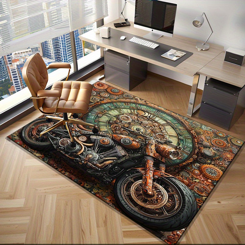 Steampunk Motorcycle Gear Rug  – обзор и цена Motorcycle Gear Wash