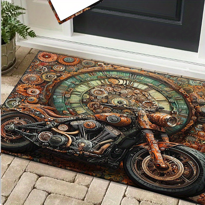 Steampunk Motorcycle Gear Rug  – обзор и цена Motorcycle Gear Wash